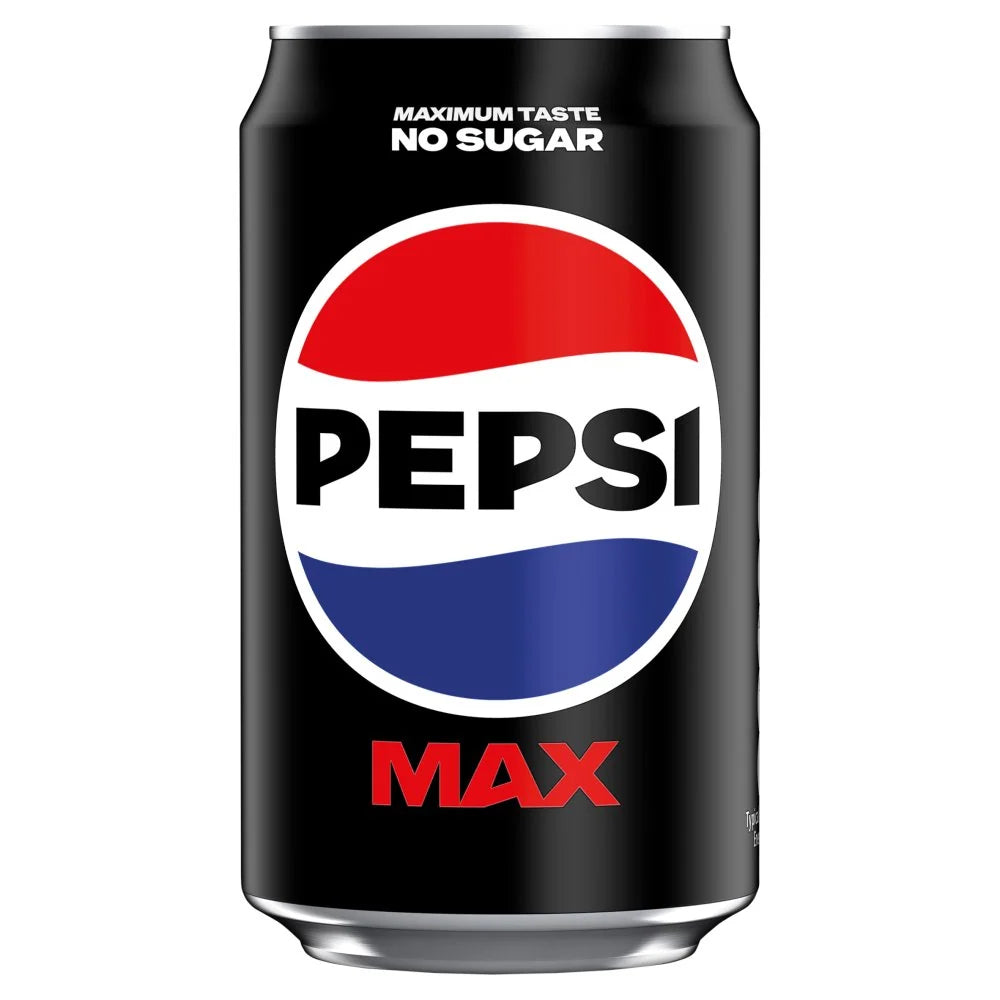Pepsi Max No Sugar Cans 24 x 330ml