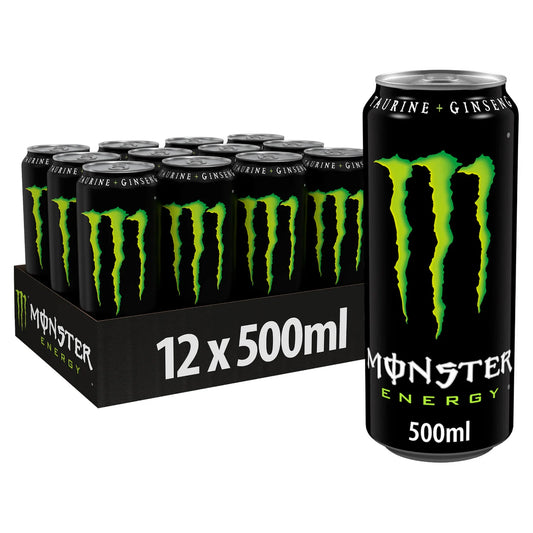 Monster Energy Drink Cans 12 x 500ml
